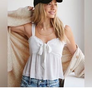 AE Tie-Front Babydoll Cami